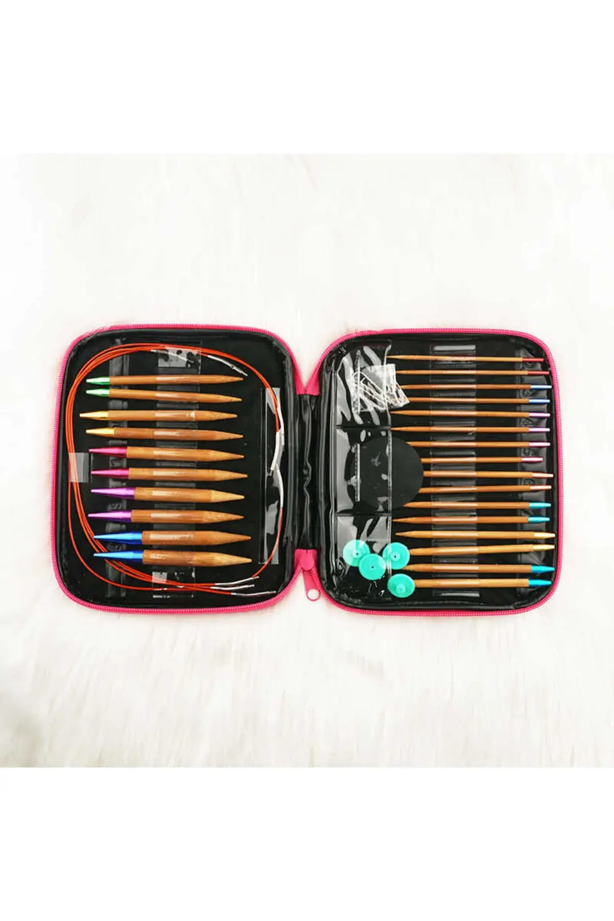 DEĞİŞTİRİLEBİR MİSİNALI BAMBU ŞİŞ SETİ 440