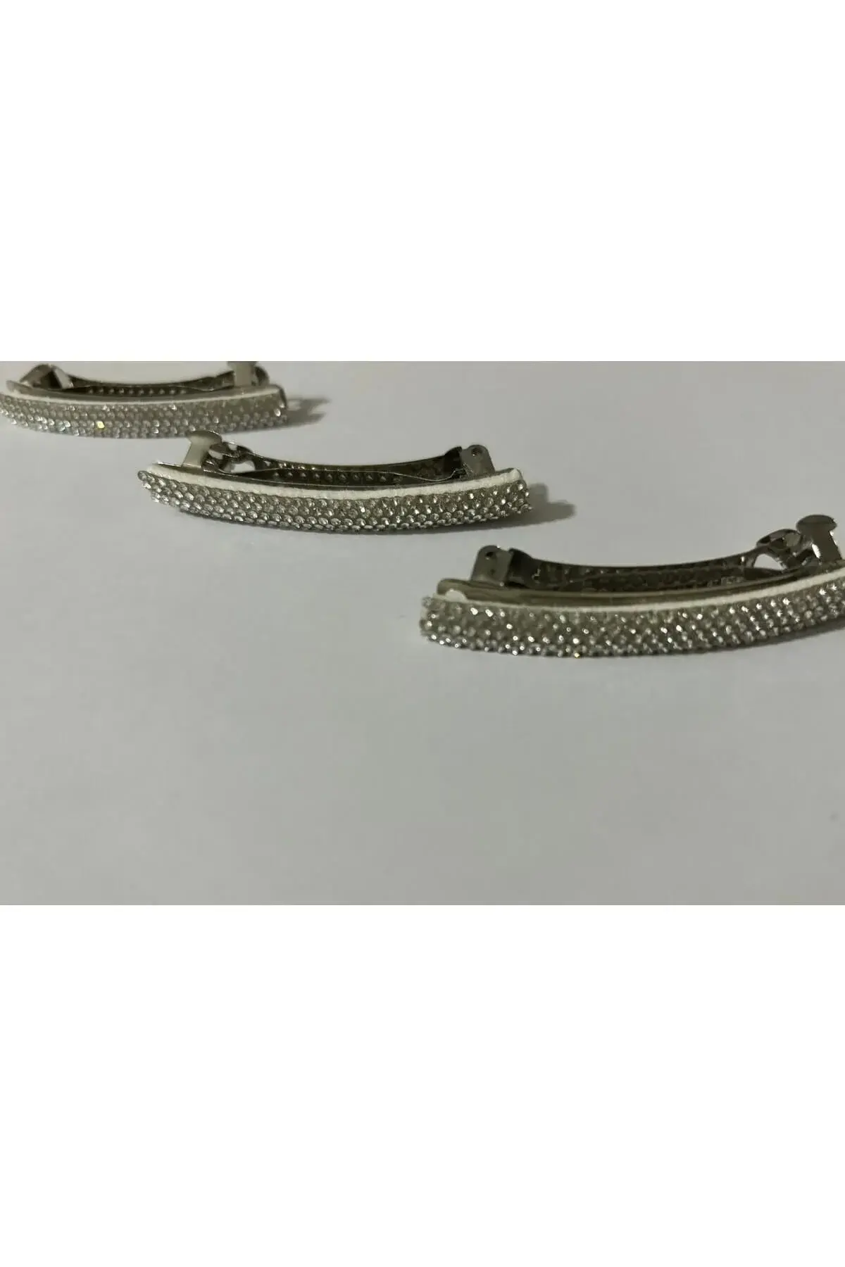 Seyran Tokası Kristal Toka Işıltılı Toka Otomatik Toka 3'lü Set Toka Şık Toka Taşlı Toka