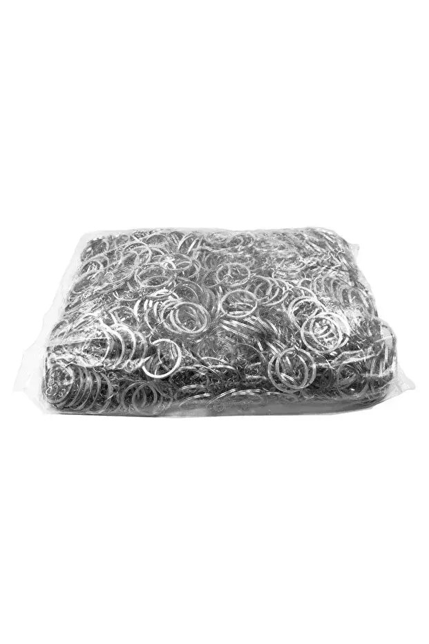 Ekonomik Metal Anahtarlık Halkası Gümüş Renk 1000 Adet Amigurumi Ve Makrome Anahtarlık Halkası