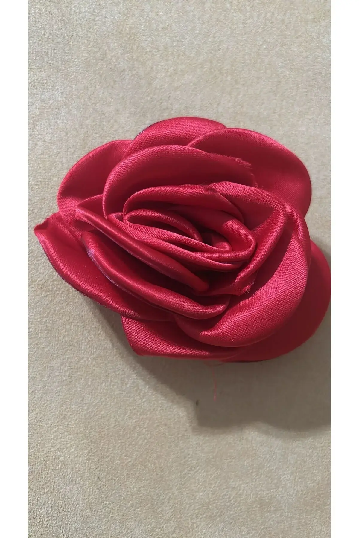 Kumaş Çiçek Broş Gül Broş