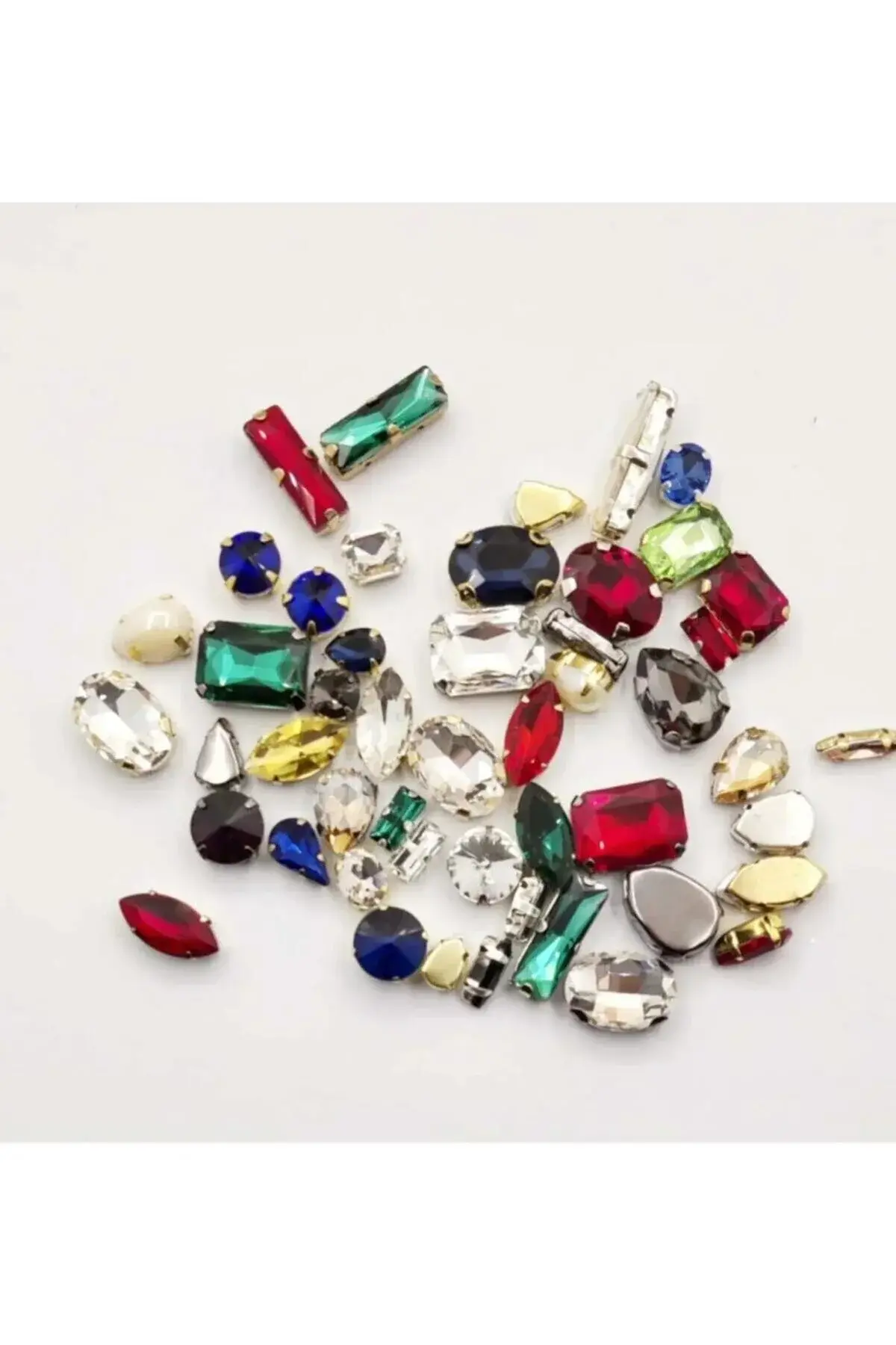 Kasalı Dikme Taş 50 Adet Karışık