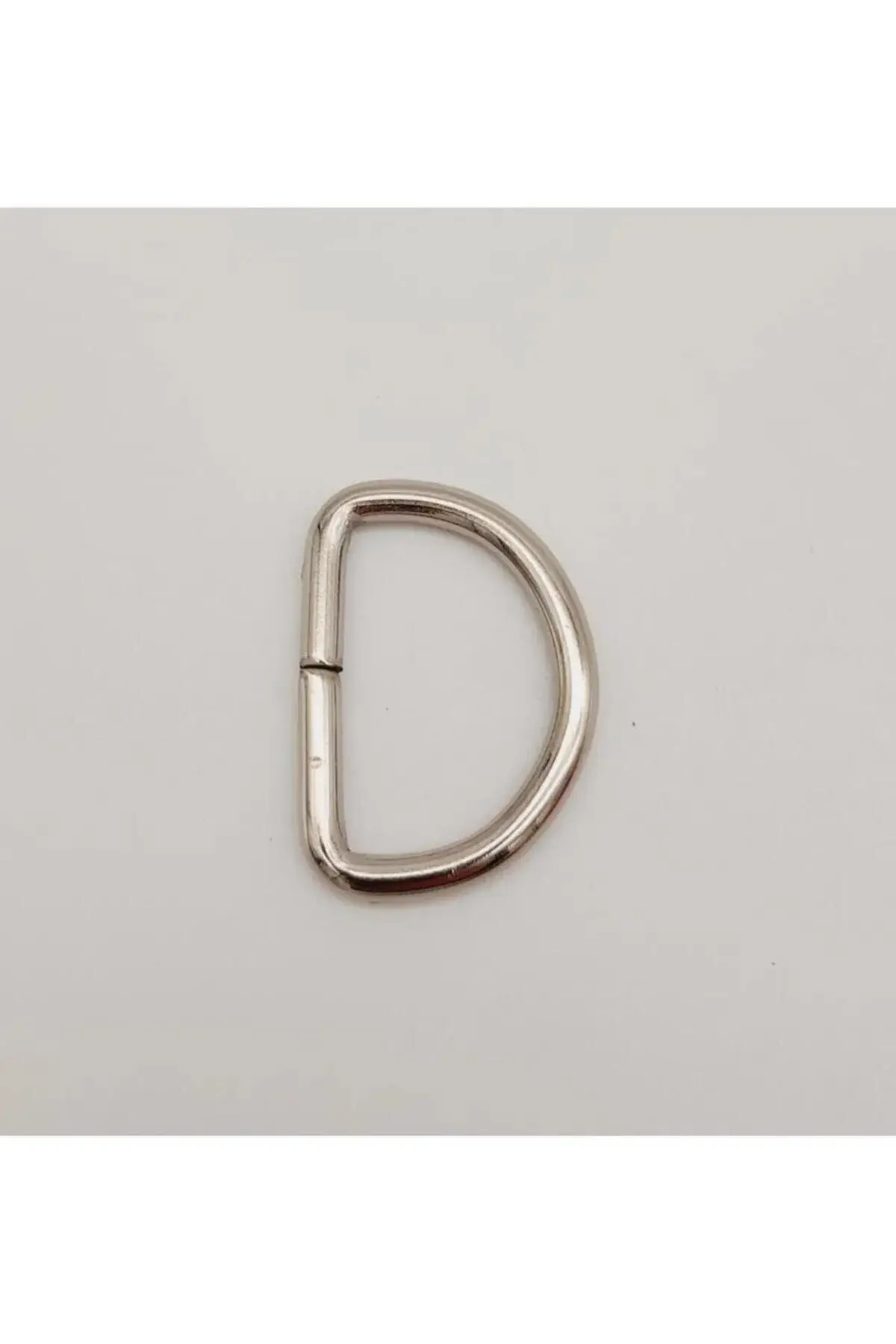 D Şeklinde Metal Çanta Zincir Halkası (1 Pakette 20 Adet)