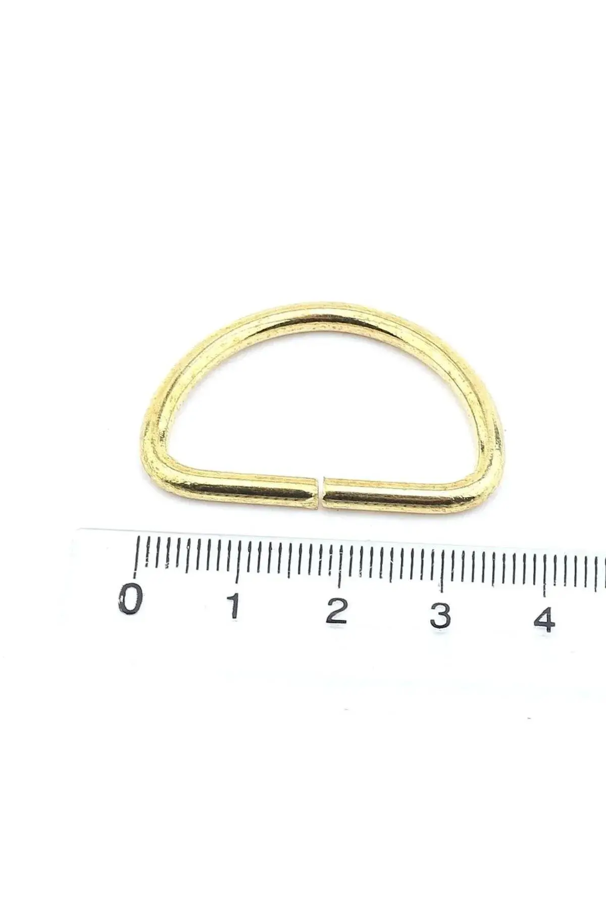 D Şeklinde Metal Çanta Zincir Halkası (1 Pakette 20 Adet)