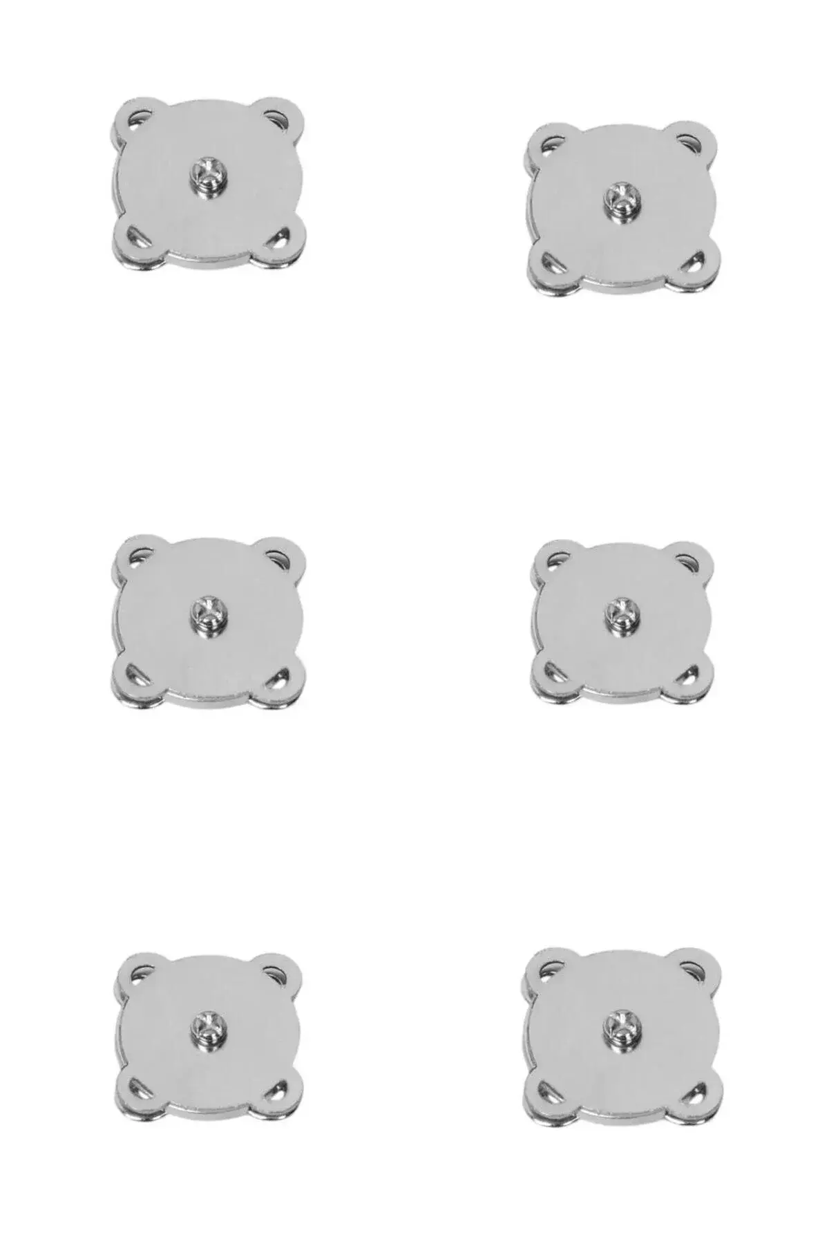 Çanta Aksesuarı Dikilebilir Mıknatıslı Çıt Çıt - 2 cm ( 6 adet )