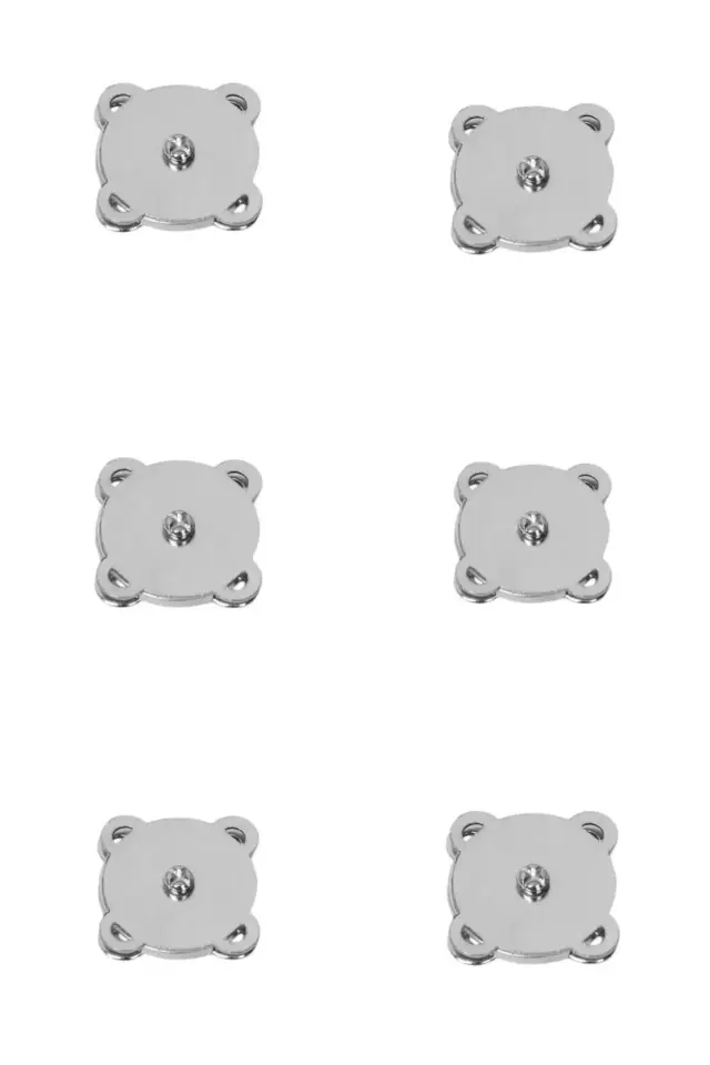 Çanta Aksesuarı Dikilebilir Mıknatıslı Çıt Çıt - 2 cm ( 6 adet )