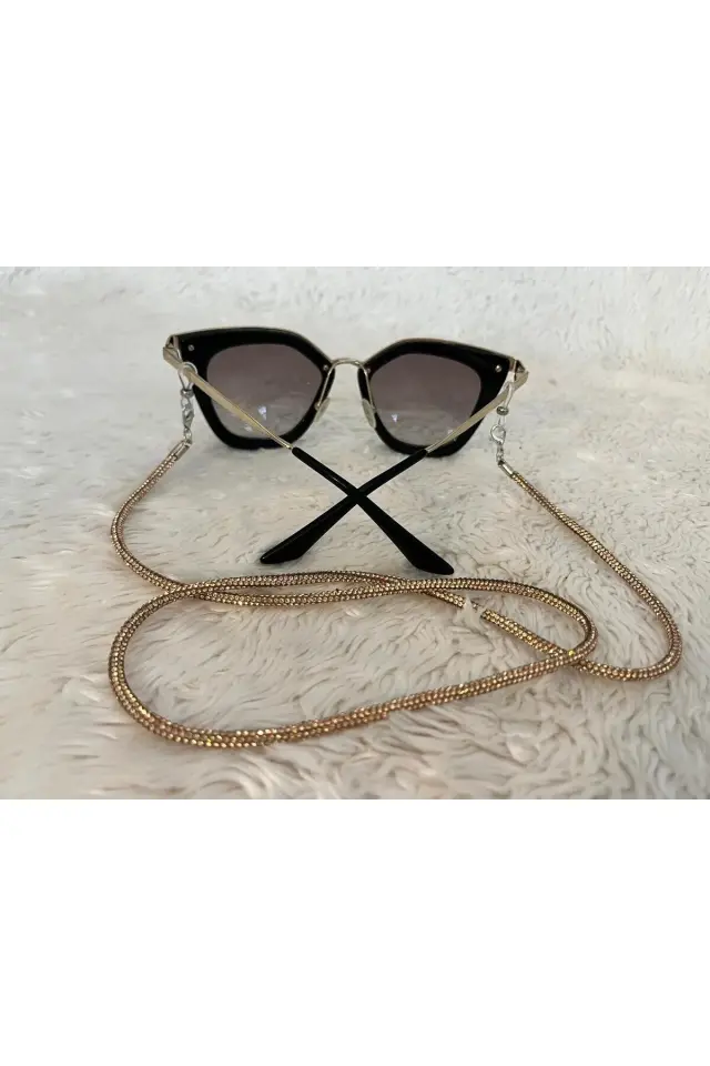 Kristal Taşlı Gözlük Zinciri Gözlük Ipi