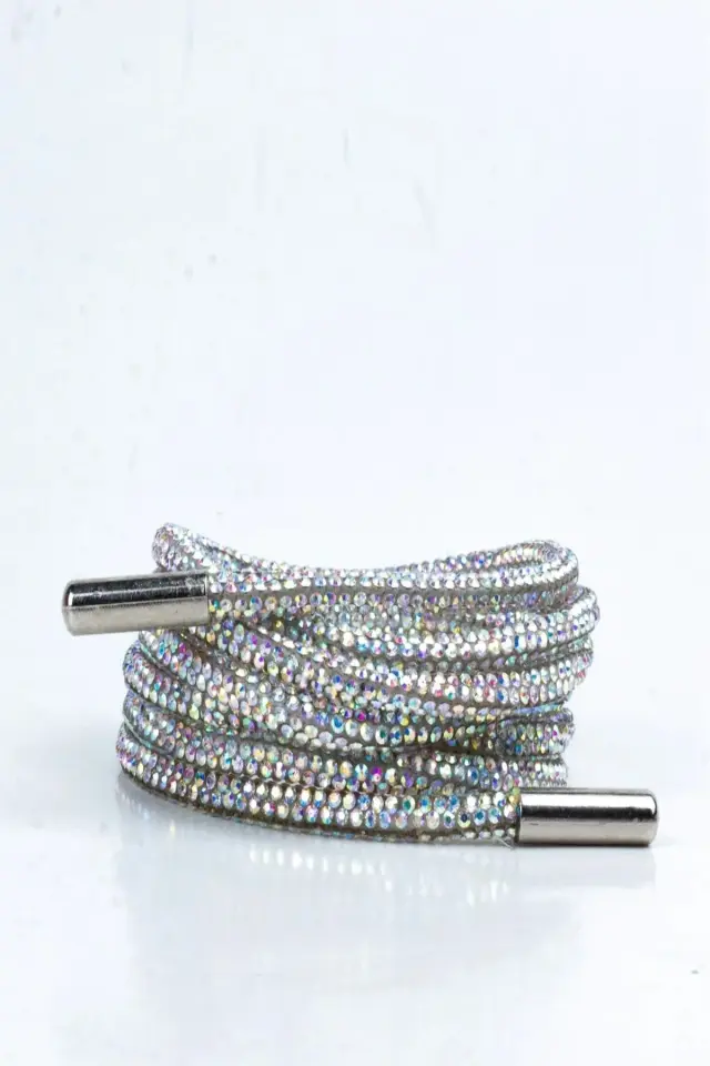 i Elmas Kristal Ayakkabı Bağcıkları Parıltılı Ayakkabı Ipi Giyim Aksesuar Ipi 120 Cm