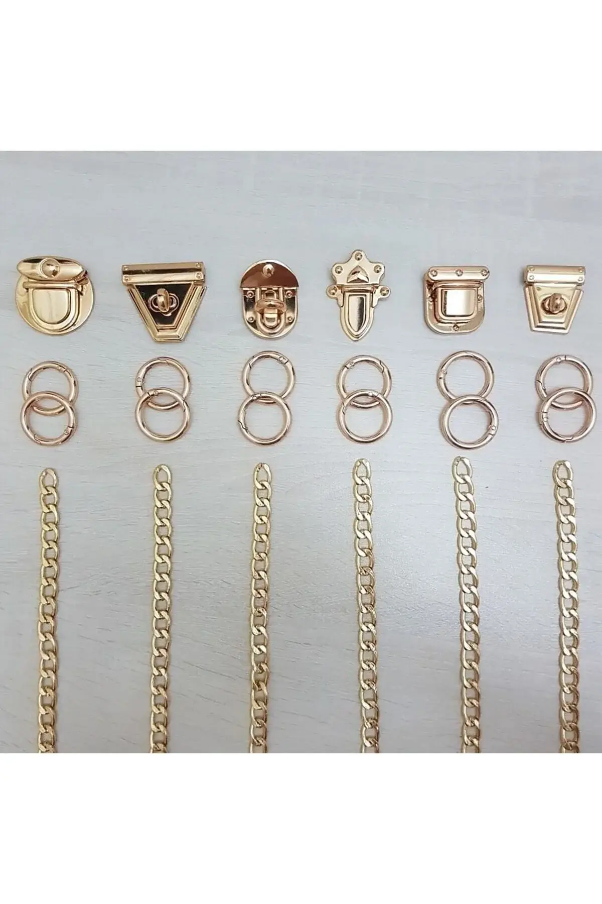 Zincir Seti 1 Kilit 1 Zincir Ve 2 Halka