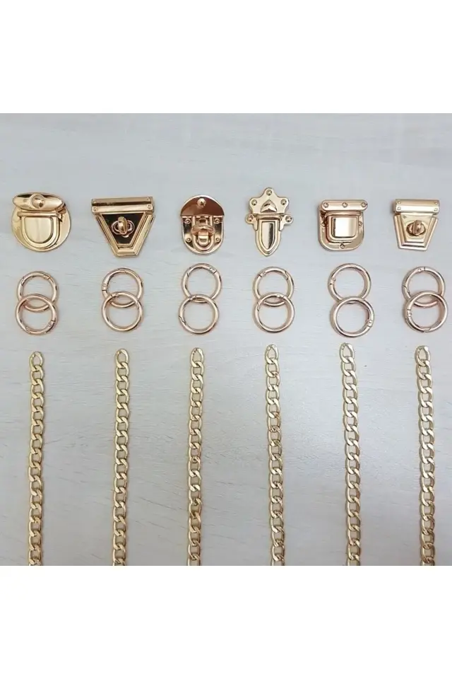 Zincir Seti 1 Kilit 1 Zincir Ve 2 Halka