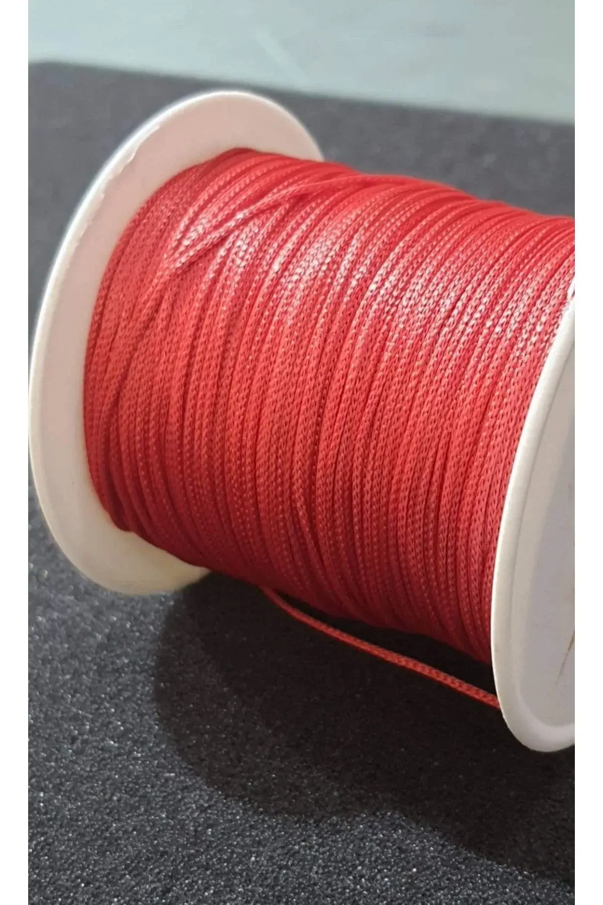 Paraşüt Ipi-bileklik Kolye Ipi Kırmızı Renk 0.8mm 100 Mt – Örgü Ipi