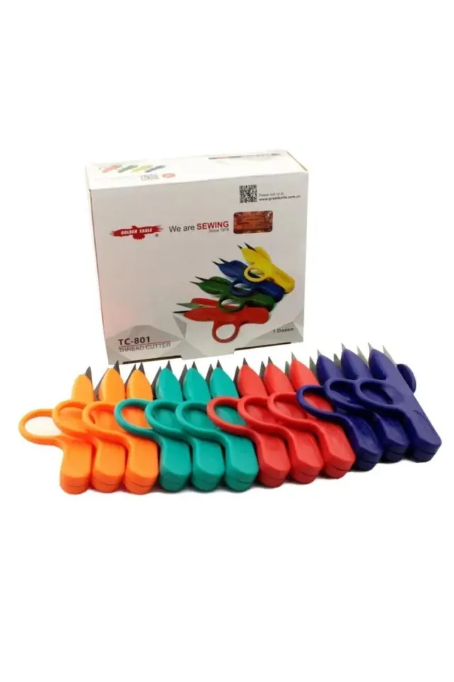 Plastik Tc-800 Iplik Temizleme Makası Plastik 12 Adet