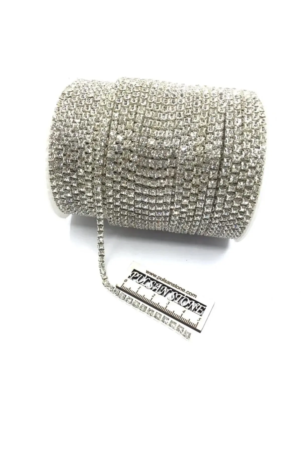 Şerit Taş Ss16 Gümüş (5 METRE) – Boncuk – Boncuk – Boncuk