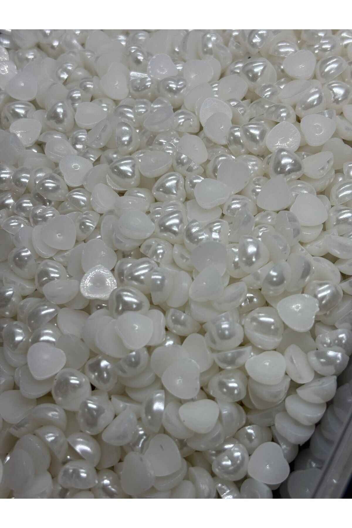 Yarım Kalp Inci 8 Mm Kırık Beyaz (50 GR - 350 AD) B:4