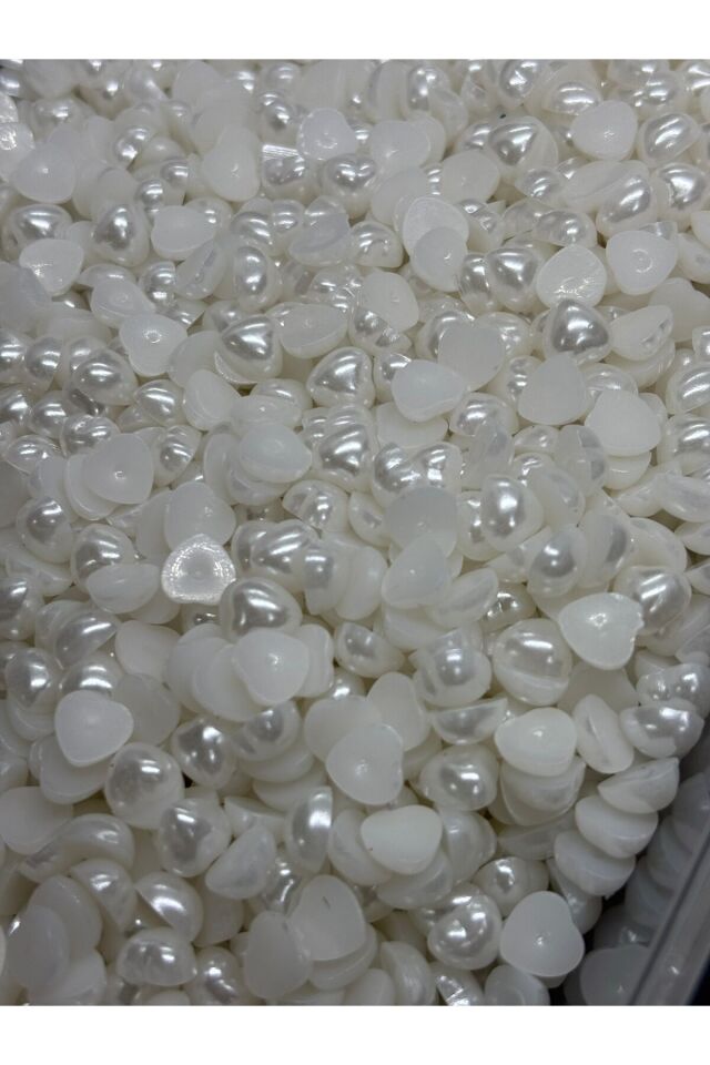 Yarım Kalp Inci 8 Mm Kırık Beyaz (50 GR - 350 AD) B:4