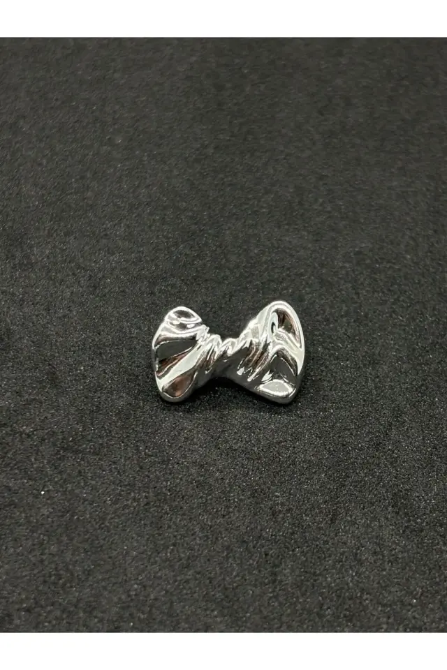 6 lı Fiyonk Düğme Gümüş Düğme 1,17cm.(BD19)