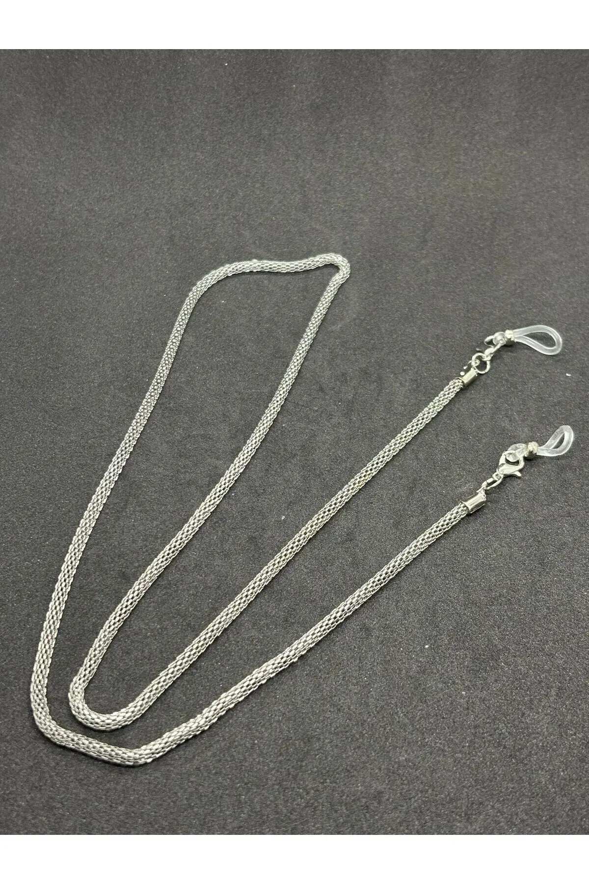 Çelik Gümüş Gözlük Zinciri Özel Tasarım Gözlük İpi Gözlük Askısı. Unisex