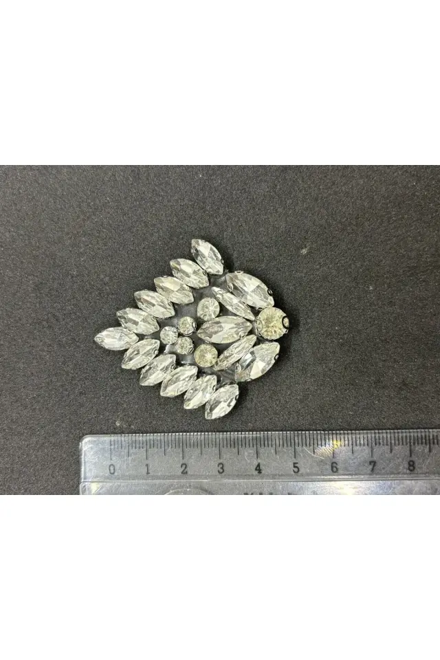 Ütüyle Yapışan Parlak Taşlı Aplik Kristal Taşlı Ayakkabı, Çanta Ve Kıyafet Aksesuarı 5X5 cm