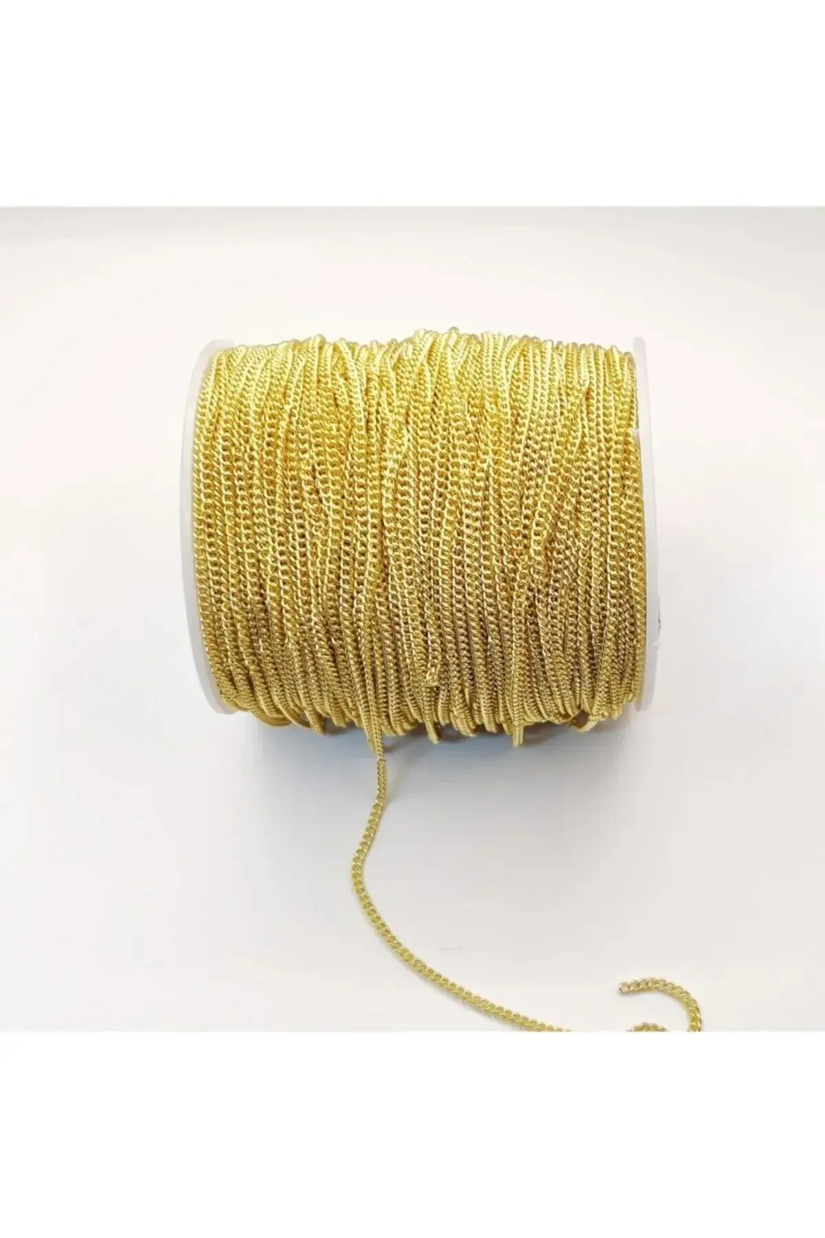 Gold Kolye Bileklik Zinciri Bağlantı Zinciri 0.6 Mm 5 Metre