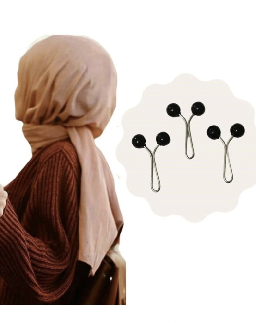 Akik Taşlı Eşarp Şal Klipsi 12 adet