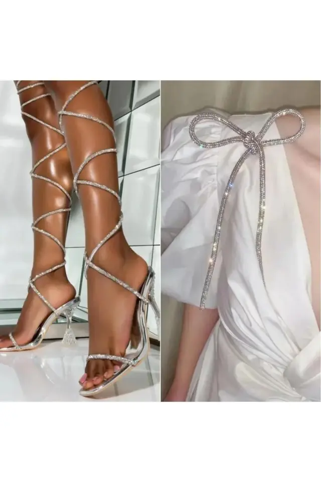 Full Taşlı Şerit Aplik 1 METRE Tam Tur