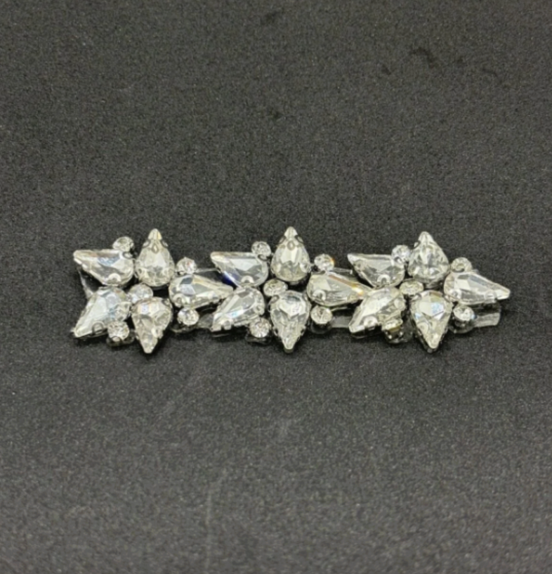 Ütüyle Yapışan Parlak Taşlı Aplik Kristal Taşlı Ayakkabı, Çanta Ve Kıyafet Aksesuarı (3,5x3,5 cm.)