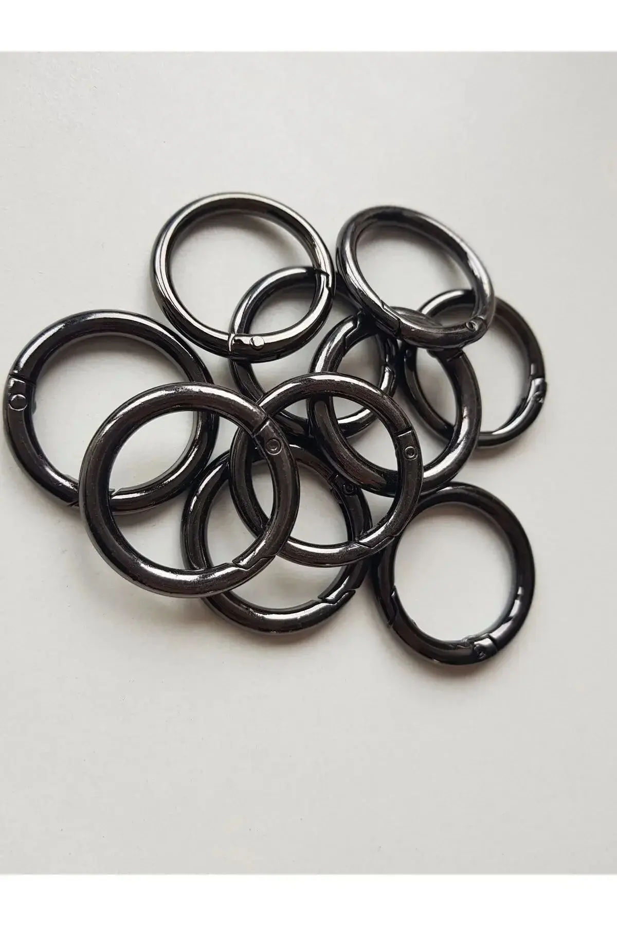 Yaylı Halka 2.5 Cm Antrasit 10 Lu