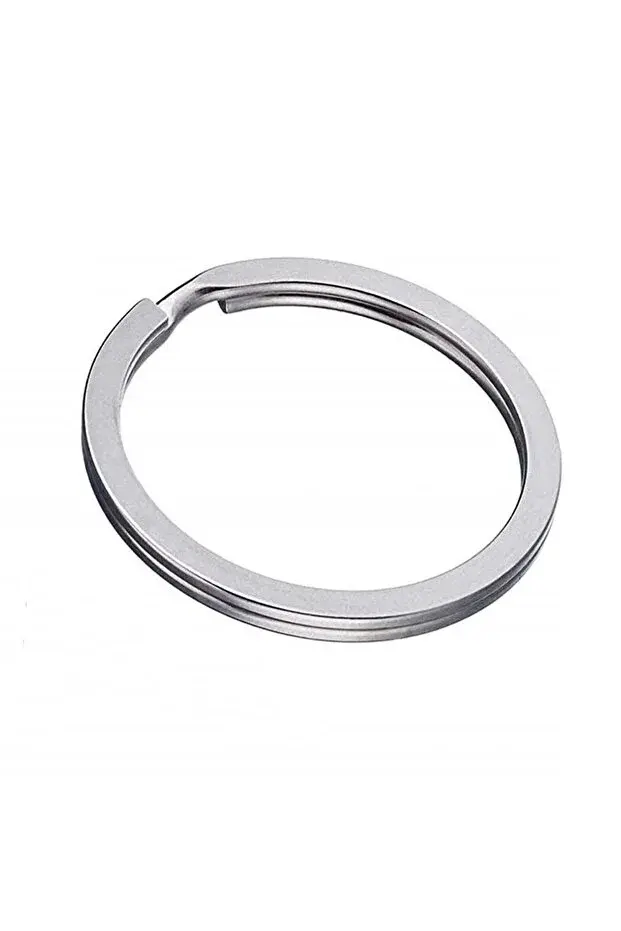 50 Adet Anahtar Ve Anahtarlık Çelik Metal Halkası