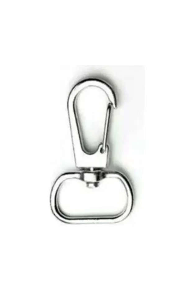 Gümüş Makrome Anahtarlık Aparatı 60 Adet Telli Kanca Klipsi Anahtarlık Halkası