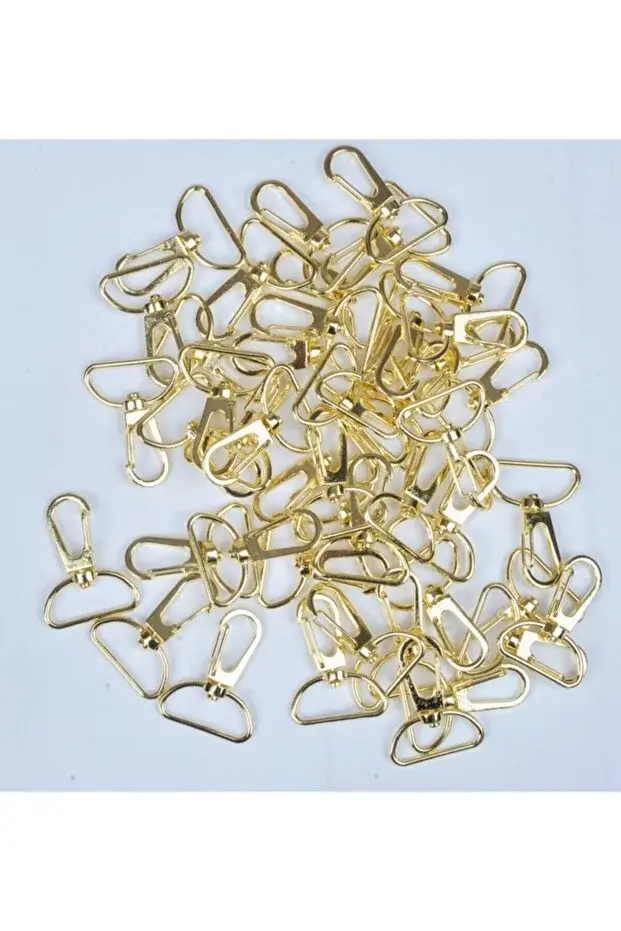 Makrome Kancalı Anahtarlık Halkası 20'l' Paket