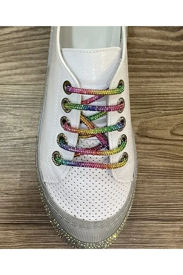 Kristal Taşlı Ayakkabı Bağcığı