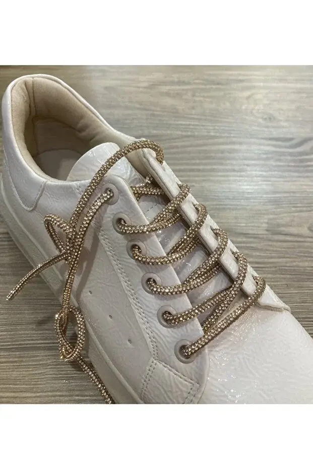 Taşlı ayakkabı bağcığı kristal taşlı ayakkabı bağı