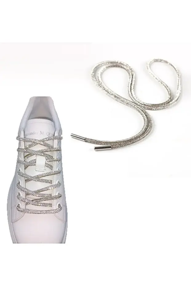 Taşlı Ayakkabı Bağcığı Ve Taşlı Parlak Bot Bağcığı, Taşlı Bağcık, 130 Cm (1 ÇİFT)