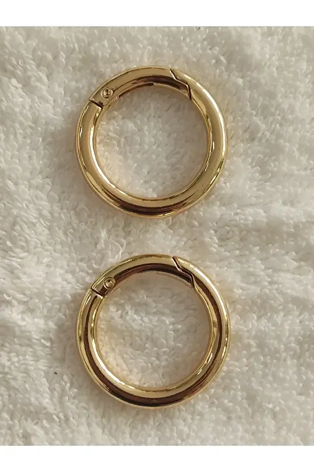 Yaylı Metal Halka Çanta Aksesuarı (2 Adet -iç Çapı 2,5 Cm)