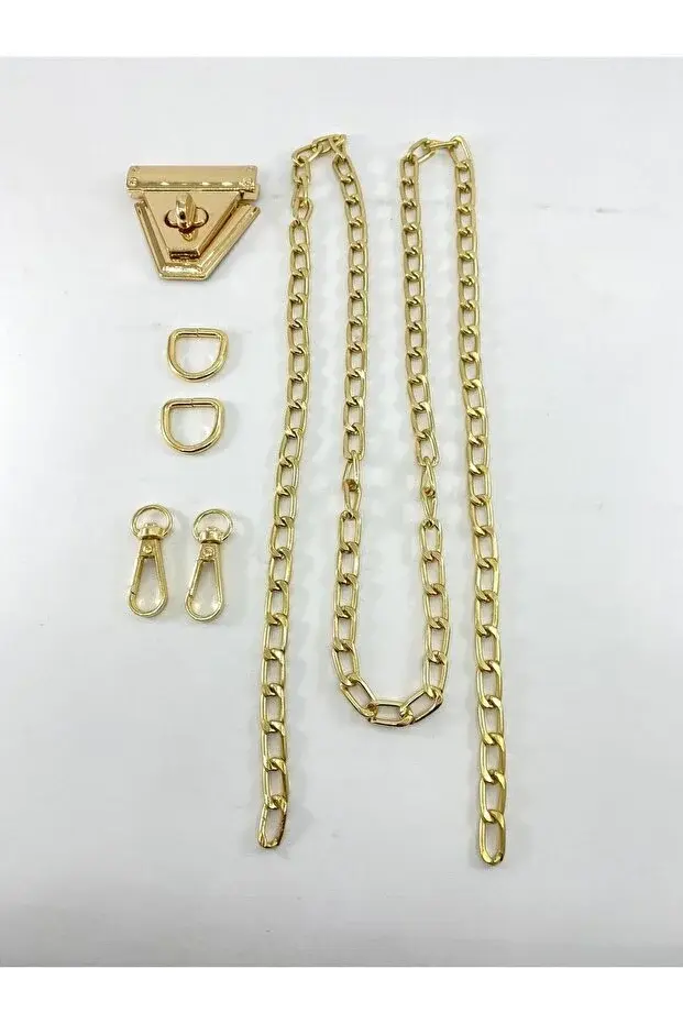 Üçgen Çevirmeli Çanta Aksesuar Seti