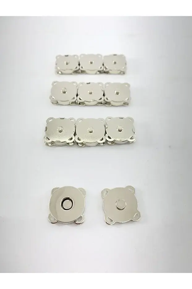 Mıknatıslı Çıtçıt Dikilebilir ( 10 Adet) – Çanta Aksesuarı