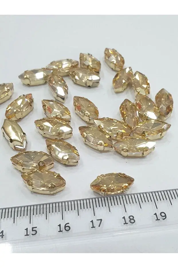 Dikme Taş - Mekik 7*15 Mm Gold (100 ADET)