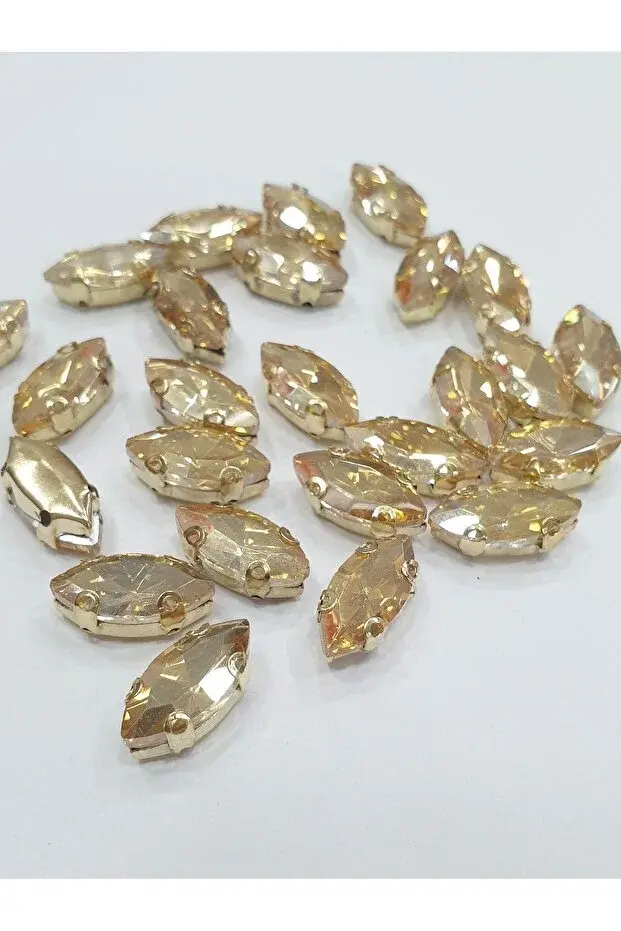 Dikme Taş - Mekik 7*15 Mm Gold (100 ADET)