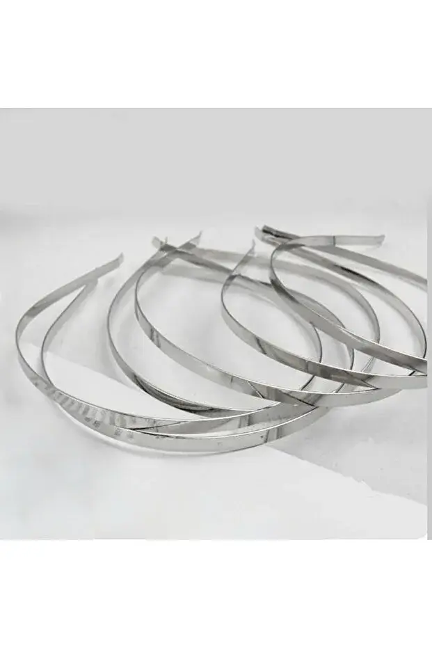 Gümüş Boş Taç 5 Mm (3 ADET)