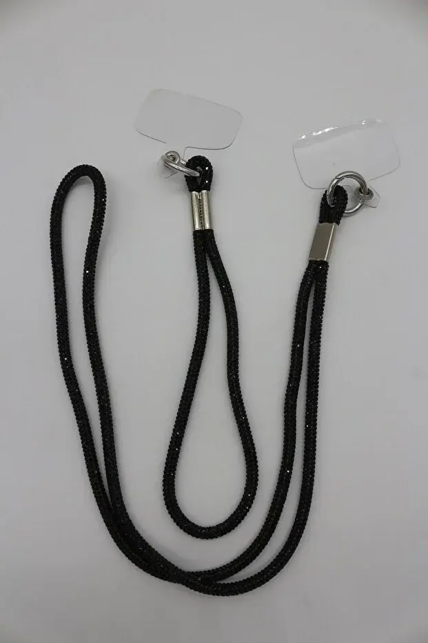 Taşlı Şık Görünümlü Işıl Işıl Telefon Bilek Ve Boyun Askısı