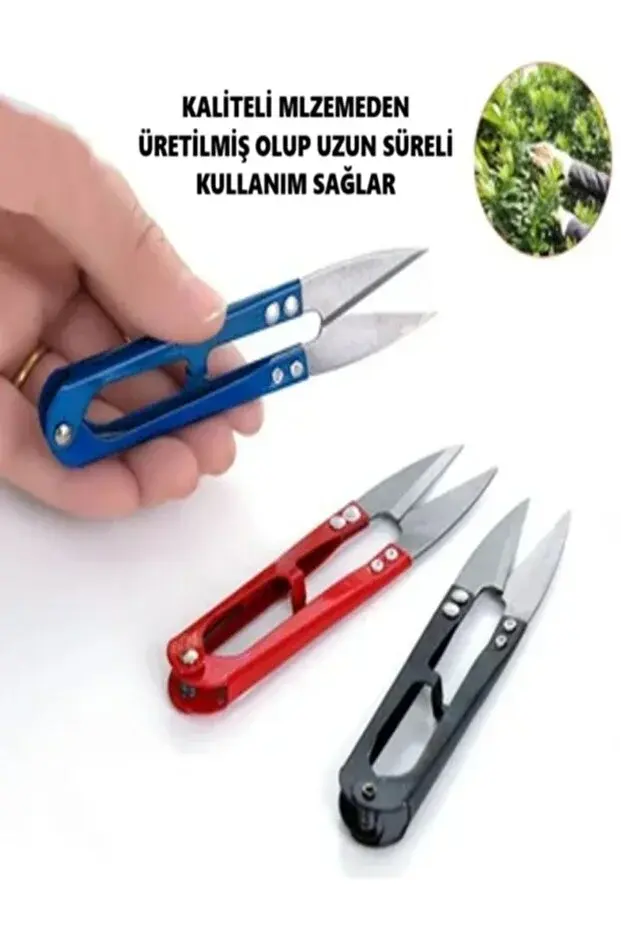 Terzi Balıkçı Hobi Makası Makas İplik İp Kesme Temizleme Makası Dikiş Sökme Nakış İlik Açma Makası