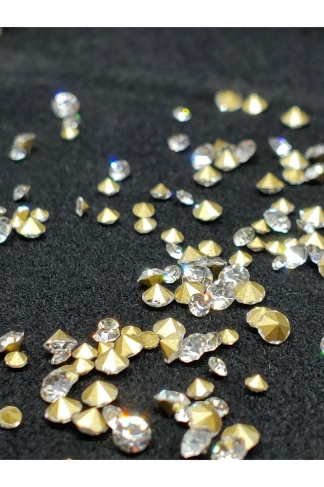 2mm Gold Kristal Süsleme Taşı 50g