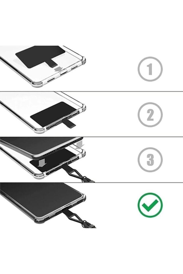 5 Adet Taşlı Telefon Boyun Bileklik Askı Aparatı Askılı Telefon Kılıf Aparatı Telefonu Askısı