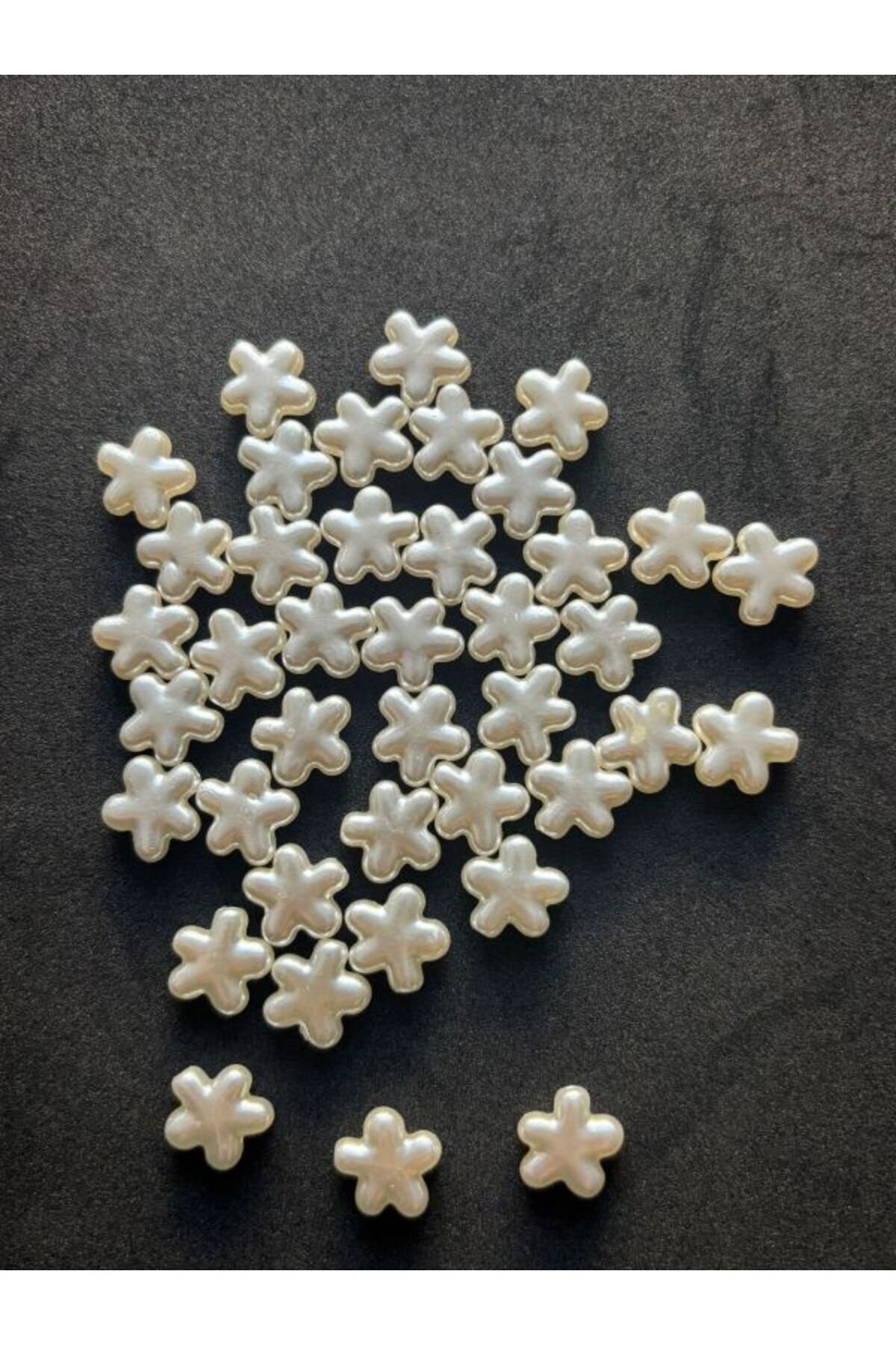 Yıldız İnci 10 ml. Sedefli Krem Rengi İnci Delikli İnci B44