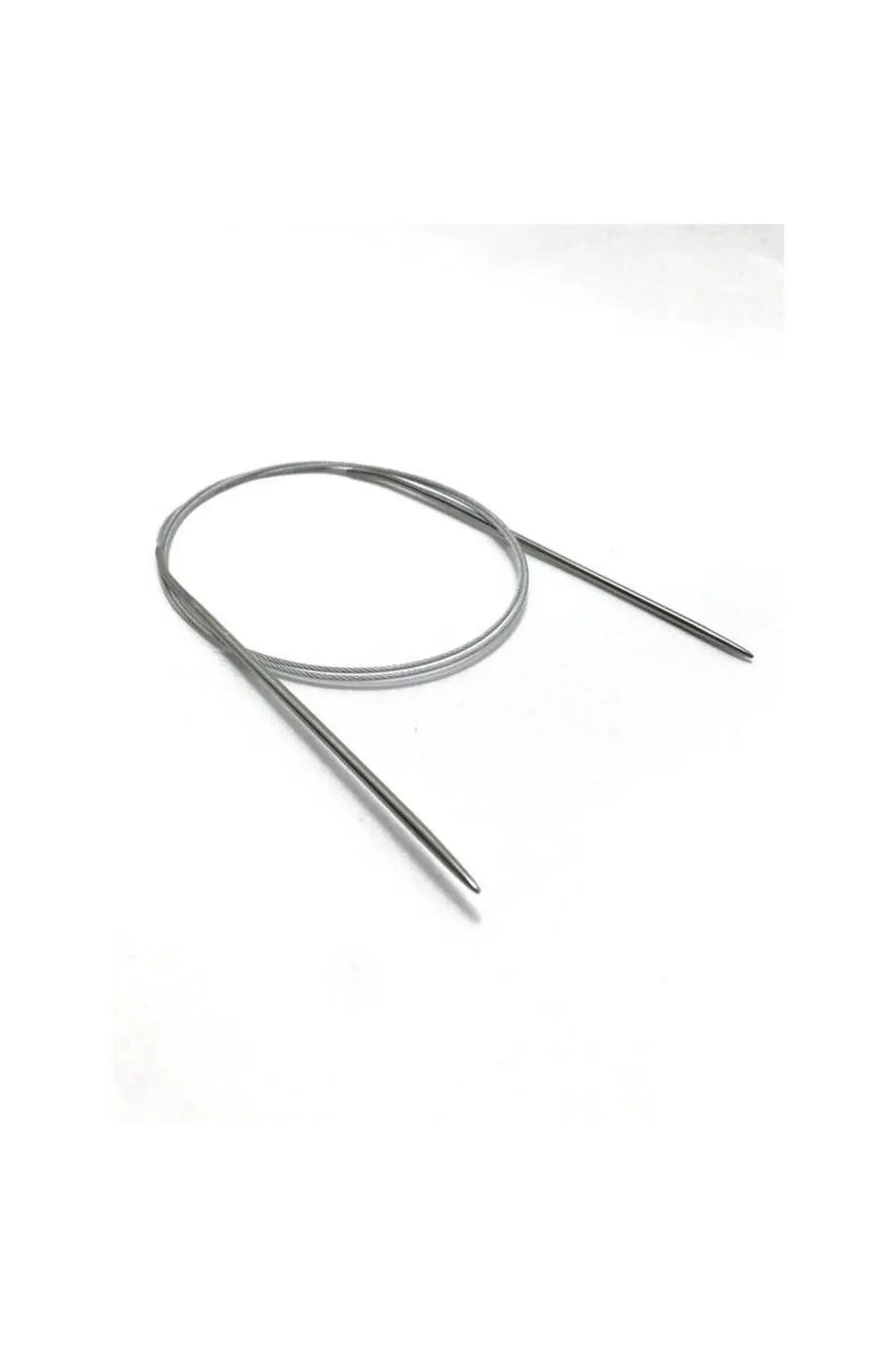 Çelik Telli Misinalı Şiş 3,5 Titanyum 80 Cm