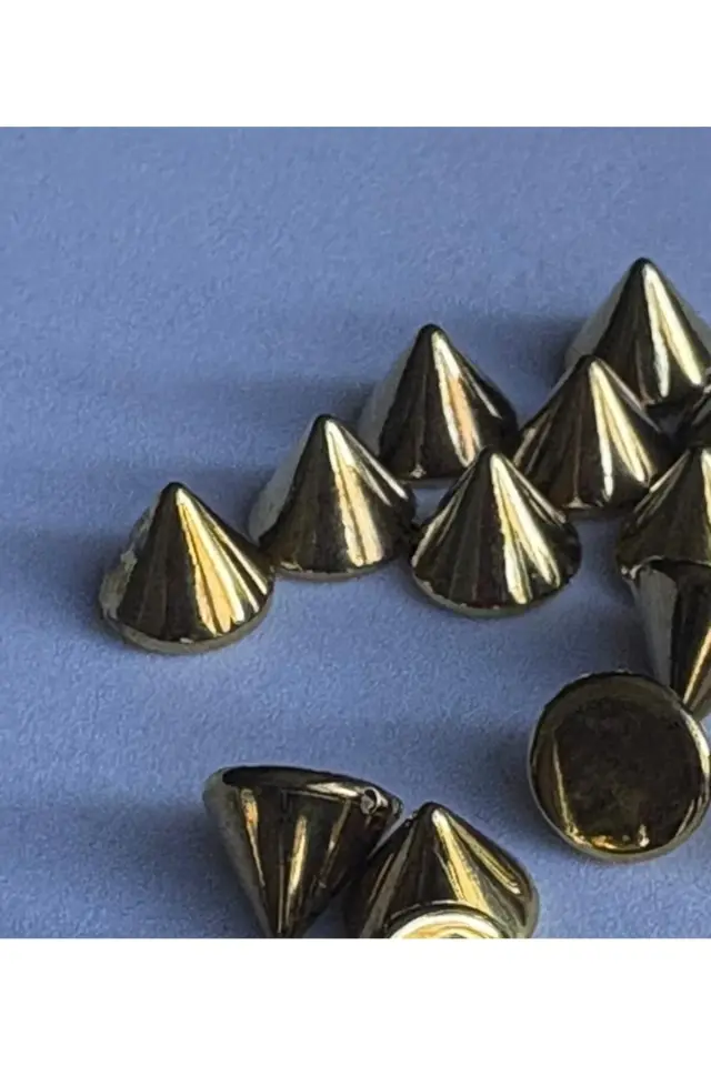 10 mm Gold Renk Drop Delikli Dikme Drop Gotik giyim Zımba (25 adet)